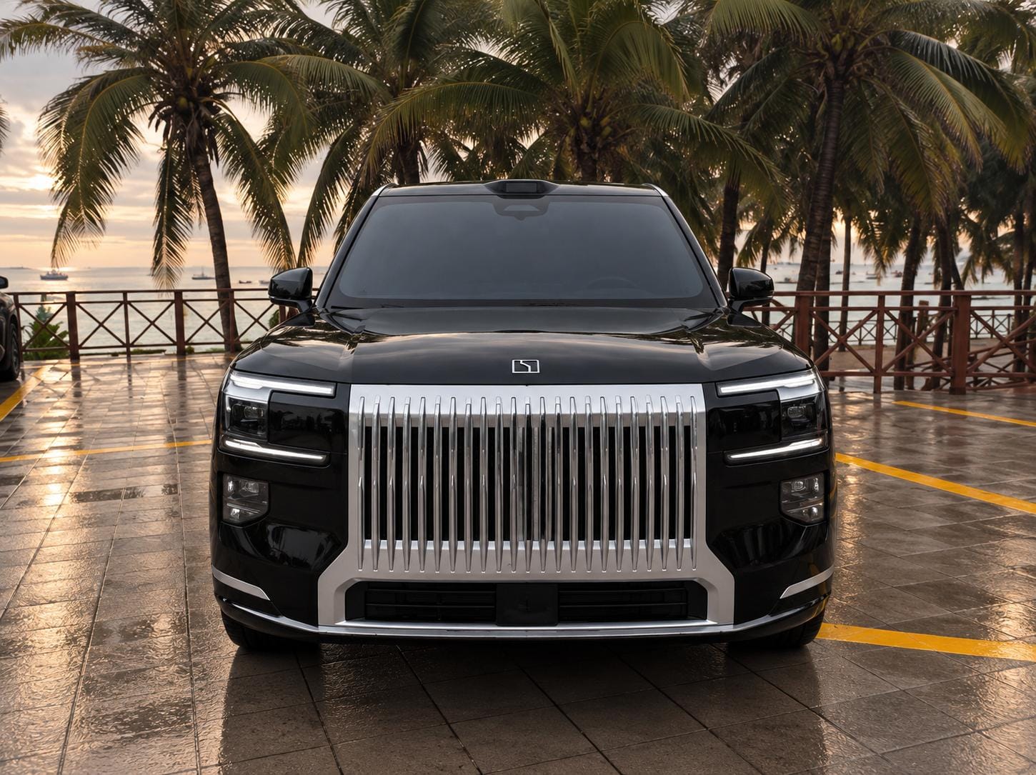 ZEEKR 9X HYPER 1400HP 2026, Negru cu gri